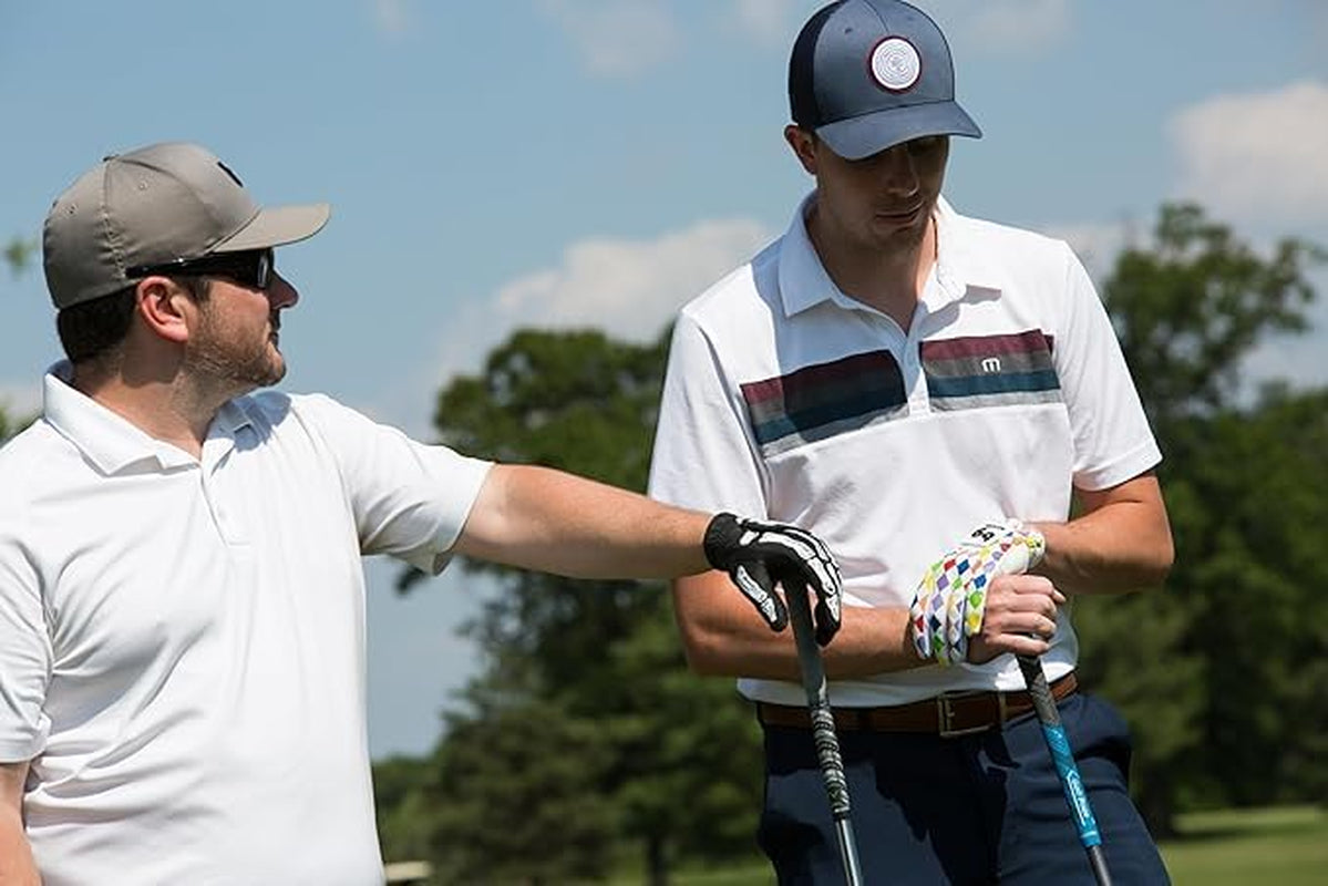 Bender - Mens Golf Glove, Durable Mesh Golf Gloves, Unique Golf Gloves - Right-Hand Glove (Worn on the Right Hand/For Left-Handed Golfers)